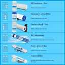 Geekpure 6-Stage Reverse Osmosis RO Drinking Water Filter System with Alkaline pH+ Filter-75 GPD