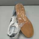 LUCKY STEP Women Classic Retro Gum Sole Fashion Sneakers Casual Tennis Skate Shoe Genuine Leather Walking Footwear Anti Slip Trainers (8.5, White/Black)