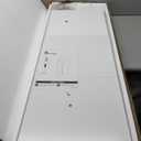 Furinno Cubicle Open Back Decorative Cube Storage Organizer, 3-Cube, White