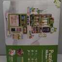 33.8IN - 70PCS Kids Kitchen Playset with Sound & Light - Cooking Stove with Steam, Play Sink and Toy Kitchen Accessories - Pretend Kitchen Play Food Toys for Kids Boys Girls - Toddler Play Kitchen Set (Green)