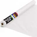 Exquisite Basic White Plastic Table Cover Roll 40" X 300' Table Cloth Plastic Cover Roll - Economy Value Banquet Rolls - Disposable Tablecloth Rolls