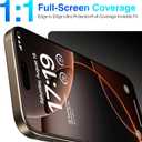 EZ-GLAZ 4-Pack Screen Protectors for iPhone 16 Pro Max[6.9"] Transparent HD Clear with Flawless Fit Kit + 2-Pack Camera Lens Protector, 15-Second Bubble-Free Installation, 9H Hardness, 12FT Military Grade Shatterproof, Scratch Resistant, Tempered Glass