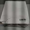 RR ROUND RICH DESIGN Jewelry Box - Made of Solid Wood with 4 Drawers Organizer and Built-in Necklace Carousel and Large Mirror White