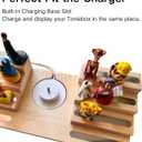 Tonie Shelf for toniebox1 and toniebox2, 4 Tiered Magnetic Display Shelf,Tonie Figure Holder Tonies Stand for Kids Room (4-Tiered)