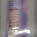 SIUSIO 3Pack Children Acrylic Fake Nails, 72pcs Press on Full Cover Cherry French Tips Short Almond False Nail Art Kits Set with Sticker Tabs Nail Glue Gel for Kids Little Girls Women - Floral Cherry