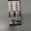 [2 Pieces] Premium Stainless Steel Salt Grinder and Pepper Mill Set for Pepper Sea Salt Himalayan Salt and Spices with Thumb Button for One Hand Operation