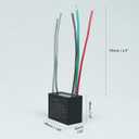 YukiHalu Ceiling Fan Capacitor CBB61 5+5+5uF 250V 5-Wires, Compatible with New Harbor Breeze Hunter and Others Fans