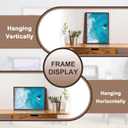 Brown 15x21 Picture Frame Lightweight yet Durable Frame Wall Hanging