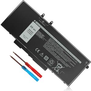 68Wh 3HWPP Battery Replacement for Dell Inspiron 7706 2-in-1,Inspiron 17 7500/7506 2-in-1 Black,Latitude 5501 5510 5401,1VY7F 68Wh 3HWPP Battery Replacement for Dell Inspiron 7706 2-in-1,Inspiron 17 7500/7506 2-in-1 Black,Latitude 5501 5510 5401,1VY7F