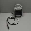 GiveBest Portable Electric Space Heater with Thermostat, 1500W/750W Safe and Quiet Ceramic Heater Fan, Heat Up 200 Square Feet for Office Room Desk Indoor Use, Silver