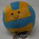 Cute Volleyball Stuffed Animal, 11.2 inch Volleyball Stuffed Toy, Soft Volleyball Plush with Legs Sports Throw Pillow, Funny Sports Volleyball Gift for Kids Boys Girls