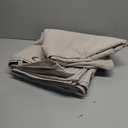 RYB HOME Extra Wide 100% Blackout Patio Door Curtain- Privacy&Thermal Insulated Room Divider Drape, Grommet Sliding Door Curtain for Living Room/Bedroom Large Window, Linen, W100 x L96, 1 Panel