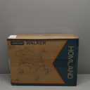 Foldable Rollator Walker with Seat for Seniors,Lightweight 2-in-1 Rolling Walkers and Wheelchair Combo with Adjustable Handle Height,Transport Chair with Brakes 300 lbs Weight Capacity (Blue-all Terrain(10" Front and 8" Rear Wheels))