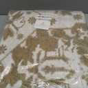 Area Rug for Living Room: 8x10 Washable Vintage Rug for Bedroom Dinning Room Floor - Soft Indoor Low-Pile Thin Carpet Non-Slip - Beige/Ivory