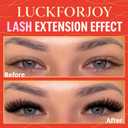 DIY Lash Extension Kit with 320pcs 3D Lash Clusters 80D+100D - Fluffy Eyelash Clusters 10-18mm, Full Thick Individual Lashes, Lash Bond and Seal, Lash Remover, Lash Tweezers for Self-Use Extensions (Style 80D-100 KIT fluffier all prestige)