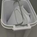 MOPALL 1.9 Gallon Slim Bathroom Trash Can with Lid Soft Close, Garbage Can with Pop-Up Lid & Step On Foot Pedal, Small Trash Bin Trashcan Waste Basket for Toilet, Office, Bedroom, Kitchen, Living Room