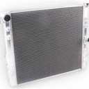 OHOB-COOL Full Aluminum Radiator For Jeep Wrangler Unlimited Rubicon Sport Rubicon 3.6L 3.8L V6 2007-2017,2018 JKU, Size: 07-18 Wrangler