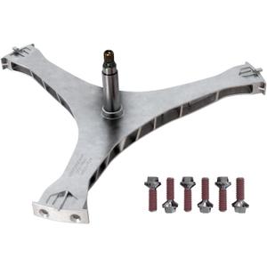 DC97-17004B / DC60-00100A Washer Flange Shaft Assembly Compatible with Samsung Washing Machine Washer Spider Spinner Shaft Replaces DC97-17004A DC97-17004E with DC60-40137A Spider Hex Bolts