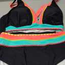 popvil High Waisted Bikini Sets for Women Two Piece Swimsuit Neon Bathing Suits V Neck Full Coverage Swim Suits 2026, L