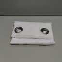 NICETOWN White Sheer Curtains 84 inches Long - Home Decoration Grommet Airy & Lightweight Elegant Window Treatments with Light Filtering for Bedroom/Living Room (2 Panels, W54 x L84)