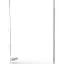 FixtureDisplays 2 Sheets Acrylic per Set Clear Sign Name Holder Plexiglass 8.5X11 11x8.5 Wallmount Poster Frame Standoff 119884-8.5X11-NPF