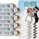 Fun Express Children's Wedding Coloring Books - Set of 12 activity pads, Crayons Included - Wedding Favors for Kids