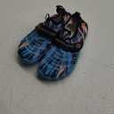 SEEKWAY Barefoot Water Shoes for Kids - Wide Toe Box and Quick-Dry Sand Shoes Toddler for Hiking Swim Beach Pool Kayak Sport Accessories, Camping Essentials Must-Haves for Boys Girls Sizes (4 Big Kid, 1a-navy Blue)