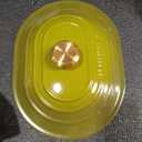 Le Creuset Enameled Cast Iron Signature Oval Dutch Oven, 8 qt., Olive with Gold Knob