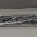 Reinforced 42 Extra Tall Retractable Baby Gates with Rods, Extends up to 60 Wide, Tall Retractable Dog Gate for Doorways Prevent Crawling Through Mesh Pet Gate Indoor Outdoor, Black