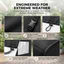 Outdoor Swing Cover,Patio Swing Chair Covers,Garden Hammock Glider Chair Cover,Can be Used Without Disassembly,Black (68x45x61)