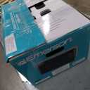 Emerson MW7302B Compact Countertop Microwave Oven with Touch Control, LED Display, 700W, 10 Power Levels, 6 Auto Menus, Glass Turntable and Child Safe Lock, 0.7 Cu., Ft. Black