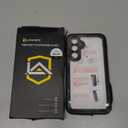 Lanhiem for Samsung Galaxy S23 FE Case, IP68 Waterproof Dustproof with Built-in Screen Protector, Heavy Duty Full Body Protective Phone Case for Galaxy S23 FE 5G, Black