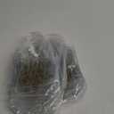 Talltalk 50pcs Christmas Clear Gift Bags with Handles Bulk Golden Xmas Tree Plastic PVC Candy Treat Wrap Tote Bags for Winter Holiday Party Wedding Birthday Party Favors, 6.3 x 5.9 x 2.8 Inch