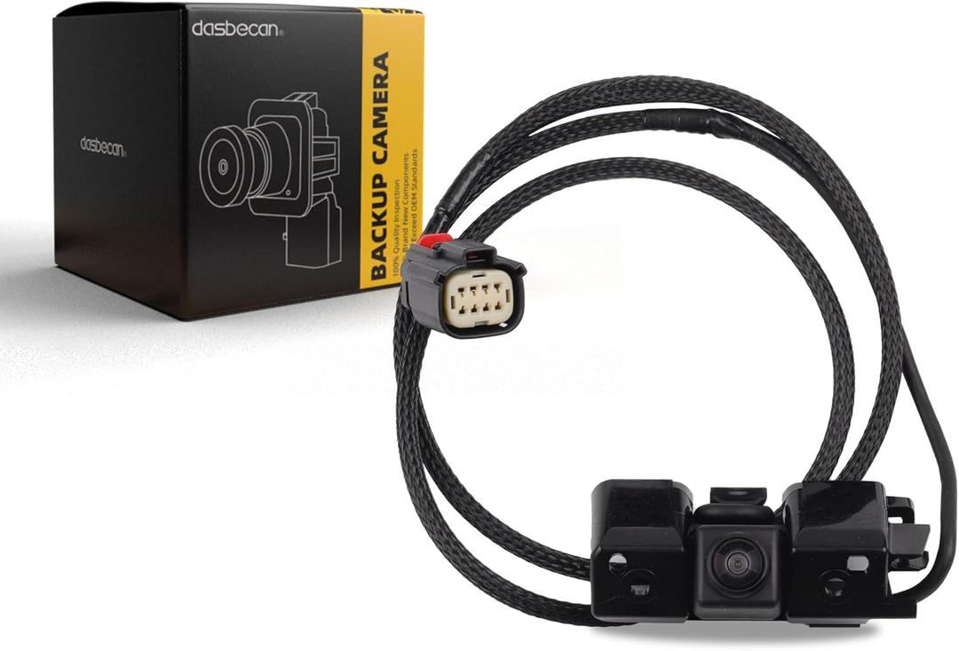 Dasbecan Rear View Reversing Backup Camera Compatible with 8-Pin Chevrolet Silverado GMC Sierra 2500HD 3500HD 2016-2019 6.0L 6.6L V8 Replaces# 84079952 23244435