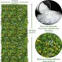 ODTORY Artificial Boxwood Hedges Panels Roll:54'' x 120'' UV-Anti Faux Greennery Grass Wall Privacy Backdrop Fence Screen for Garden Fence Covering Privacy, Outdoor Indoor Home Decor