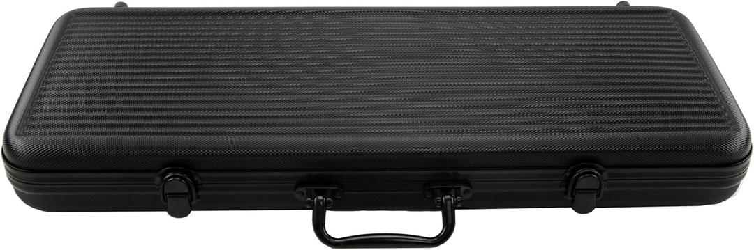 Versa Games Poker Chip Case in Black 500 Piece Poker Case - Strong ABS Material - Durable Inner Poker Chip Tray