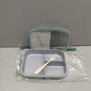 MISS BIG Bento Box for Kids, Leakproof Lunch Box, No BPAs & Chemical Dyes, M/W, D/W & Fridge Safe (1150ml Gray)