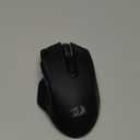 Redragon M810 Pro Wireless Gaming Mouse, 10000 DPI Wired/Wireless Gamer Mouse w/Rapid Fire Key, 8 Macro Buttons, 45-Hour Reliable Power Capacity and RGB Backlit for PC/Mac/Laptop (Black)