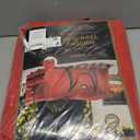 ZOBER 600D Oxford Fabric Large Rolling Christmas Tree Storage Bag - Fits 9 Ft Artificial Trees - Waterproof Christmas Tree Bag For Storage Box For Xmas, Durable Handles and Wheels - Card Slot - Red