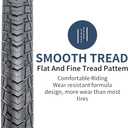 YUNSCM 700C Bike Tires 700x35C 37-622 Compatible Gravel Bike Tires 700 x 35C 700x36C Bicycle Tires 2 PCS (Y-1127)