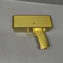 Wowok Gold Money Guns Shooter, Super Money Gun Make it Rain Toy Gun, Handheld Spary Cash Gun for Game Movies Party Supplies (Golden)