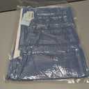 NIMIN Womens Mid Waist Boyfriend Jeans Summer Casual Lounge Loose Straight Wide Leg Y2K Pants with Pockets (Blue, S)