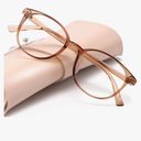miyya Blue Light Blocking Glasses Women, Fashion Round Transparent Anti Blue Light Glasses with Anti Eyestrain & UV Glare