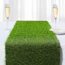 Artificial Grass Table Runners-13 x 72 Inches Faux Grass Table Runner for Golf Themed Party,Synthetic Turf Table Runner for Wedding Party, Birthday, Banquet, Baby Shower, Home Decor