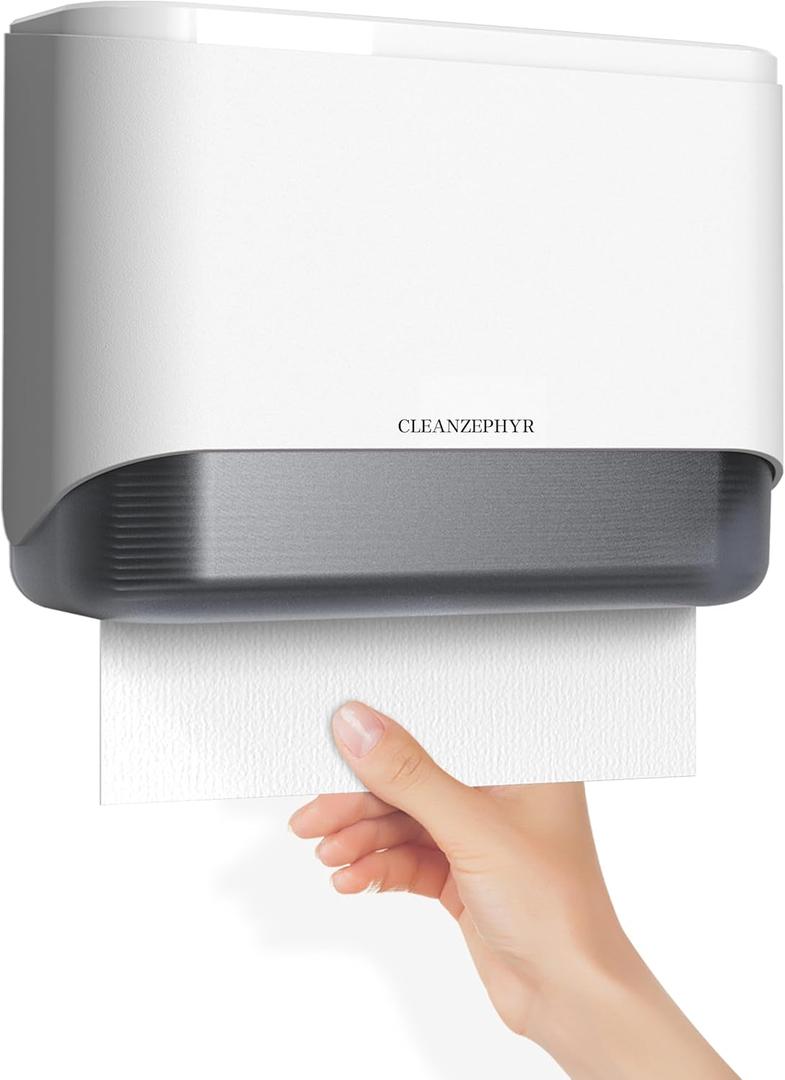 Paper Towel Dispenser Wall Mount Purewhite