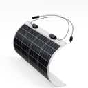 Renogy Flexible Solar Panel 50 Watt 12 Volt Monocrystalline Ultra-Flexible Bendable Mono Off-Grid Charger for Marine RV Cabin Van Car Boat Curve Surfaces