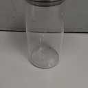 Coffee Canister with Airtight Lid, One-Press Button Borosilicate Glass Coffee Container with PP Silicone Lid, Food Storage Container for Grounds Coffee, 1lb Beans, Flour, Cereal, Sugar