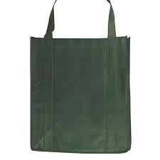 5 Medium green tote bags