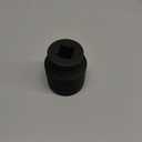 HARFINGTON 6-Point Impact Socket 3/4" Drive 43mm Metric 40Cr Alloy Steel Spindle Axle Nut Impact Socket