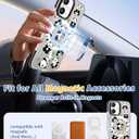 Toycamp for iPhone 16 Plus Case Compatible with Magsafe - Cute Design 360 Magnetic Ring Holder Stand Kickstand Funny Animal Girly Pretty Fashion TPU Phone Covers for Women Tenn Girls